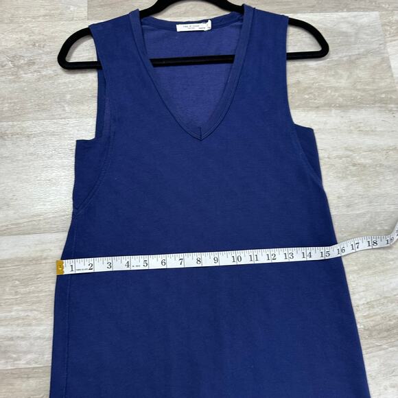 Rag & Bone Navy Blue Phoenix Vee midi Dress Women’s XXS - Picture 8 of 9